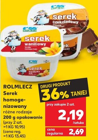 Kaufland Rolmlecz serek homogenizowany 200g oferta