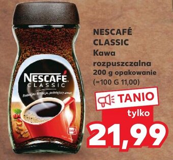 Kaufland Nescafe classic kawa rozpuszczalna 200g oferta