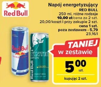 Carrefour Red Bull Napój energetyzujący 250ml oferta