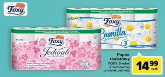 Carrefour Foxy Papier toaletowy 8 rolek oferta