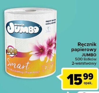 Carrefour Jumbo Ręcznik papierowy 500 listków oferta