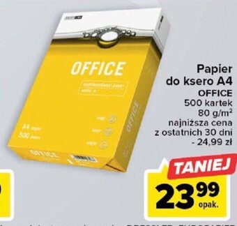 Carrefour Papier do ksero A4 Office, 500 kartek oferta