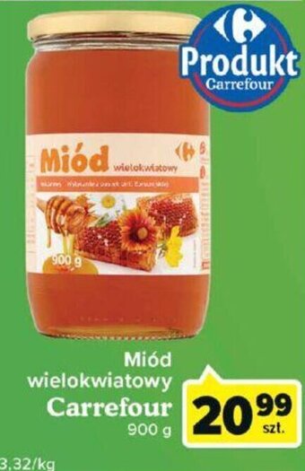 Carrefour Carrefour Miód wielokwiatowy 900g oferta