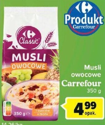 Carrefour Carrefour Musli owocowe 350g oferta
