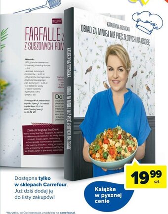 Carrefour Książka Obiad za mniej niż pięć złotych oferta