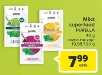 Carrefour Purella Miks superfood 40g oferta