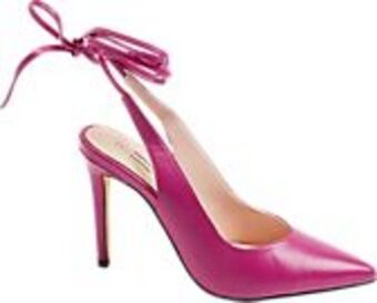 Deichmann Ciemnoróżowe szpilki damskie 5th avenue z odkrytą piętą oferta