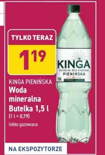 ALDI Woda mineralna 1,5l oferta
