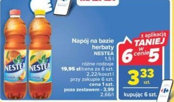 Carrefour Maspex Napój na bazie herbaty Nestea 1,5l oferta