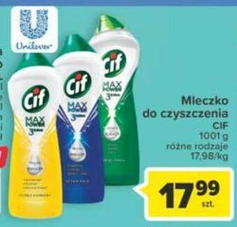 Carrefour Unilever Mleczko do czyszczenia CIF 1001g oferta