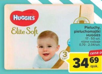 Carrefour Huggies Pieluchy, pieluchomajtki 17-50szt. oferta