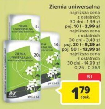 Carrefour Ziemia uniwersalna 5l oferta