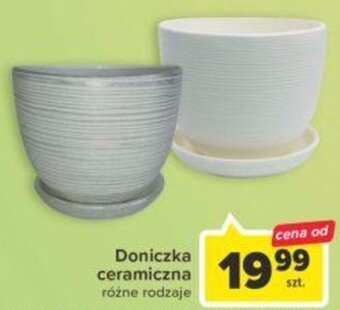 Carrefour Doniczka ceramiczna oferta