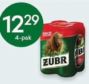 Groszek Żubr piwo jasne 2 l (4 x 0,5 l) oferta