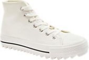 Deichmann Białe wysokie tenisówki damskie claudia ghizzani oferta