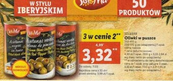 Lidl SOL&MAR Oliwki w puszce 350-410g oferta