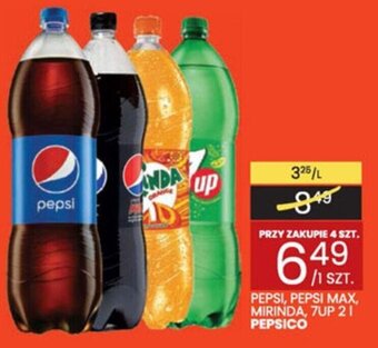 Wafelek Pepsico Pepsi, Pepsi MAX, Mirinda, 7Up 2l oferta