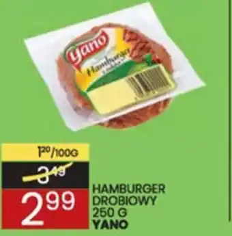 Wafelek Yano Hamburger drobiowy 250g oferta