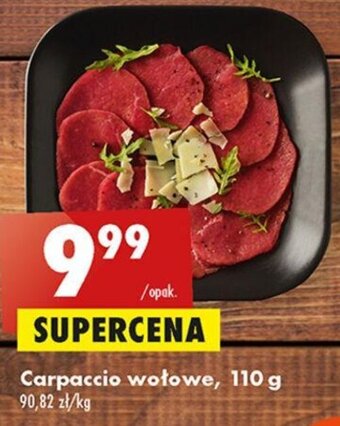 Biedronka Carpaccio wołowe 110 g oferta
