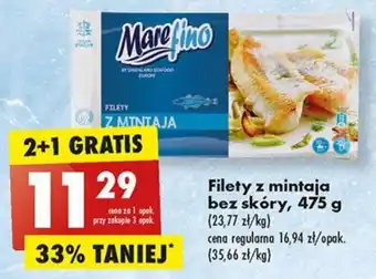 Biedronka Marefino Filety z mintaja 475 g oferta