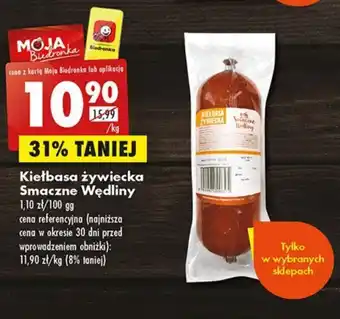 Biedronka Smaczne Wędliny Kiełbasa żywiecka 1 kg oferta