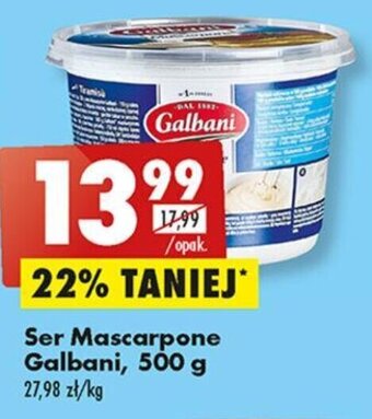 Biedronka Galbani Ser Mascarpone 500 g oferta
