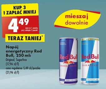 Biedronka Red Bull Napój energetyczny 250 ml oferta