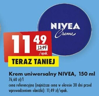 Biedronka Nivea Krem uniwersalny 150 ml oferta