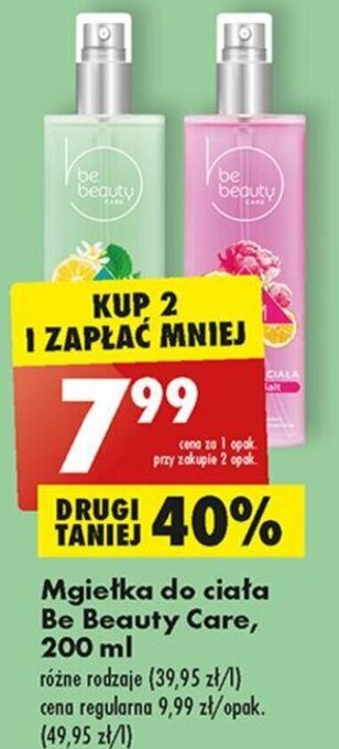 Biedronka Be Beauty Care Mgiełka do ciała 200 ml oferta