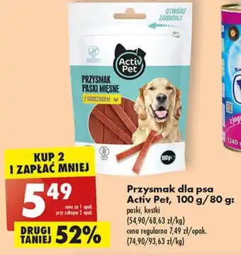 Biedronka Activ Pet Przysmak dla psa 100 g / 80 g oferta