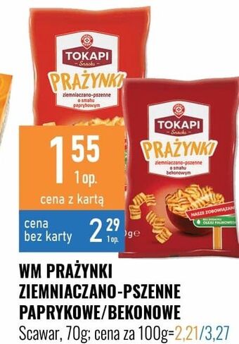 E.Leclerc Prażynki ziemniaczane-pszenne o smaku paprykowym wiodąca marka tokapi oferta