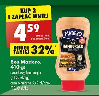 Biedronka Sos hamburger classic madero oferta