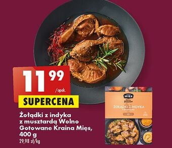 Biedronka Żołądki z indyka musztardą wolno gotowane kraina mięs oferta
