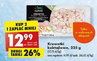 Biedronka Krewetki koktajlowe myfood oferta