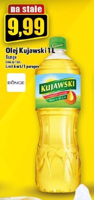 Topaz Bunge Olej Kujawski 1l oferta