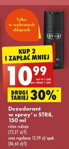 Biedronka Dezodorant str8 red code oferta
