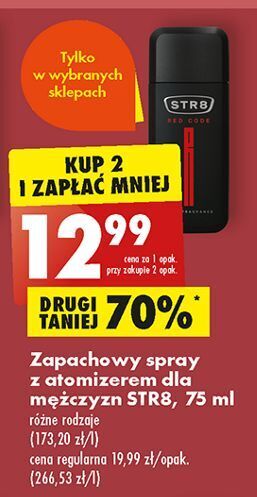 Biedronka Dezodorant str8 red code oferta