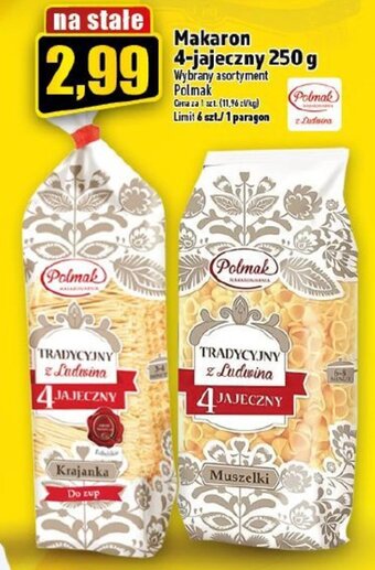 Polmak Makaron 4-jajeczny 250g