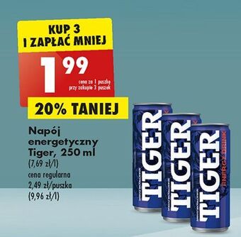 Biedronka Napój original tiger energy drink oferta