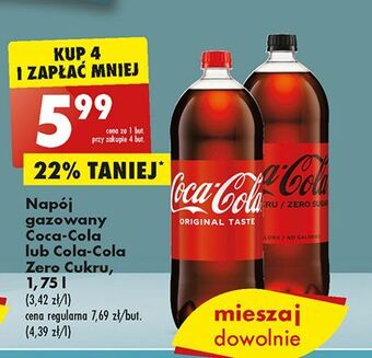 Biedronka Napój coca-cola zero oferta