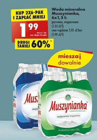 Biedronka Woda gazowana muszynianka oferta