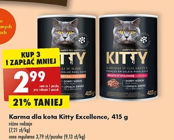 Biedronka Karma dla kota z indykiem kitty excellence oferta