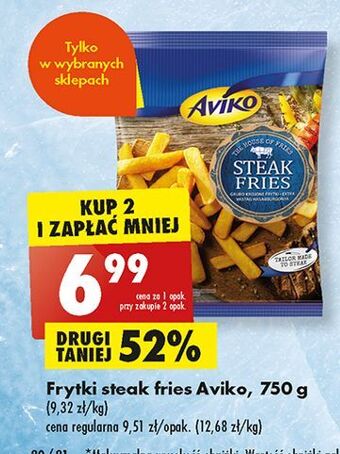 Biedronka Frytki aviko steak fries oferta