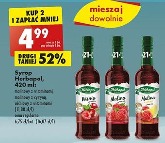 Biedronka Syrop malina z cytryną herbapol oferta