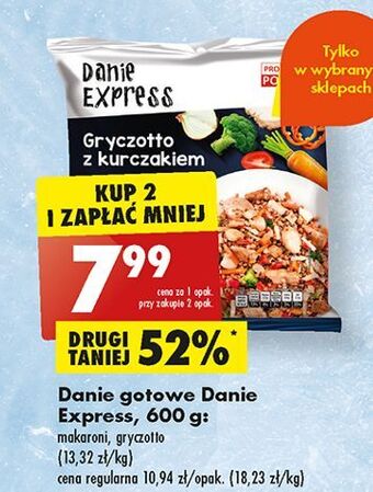 Biedronka Makaroni z kurczakiem danie express oferta