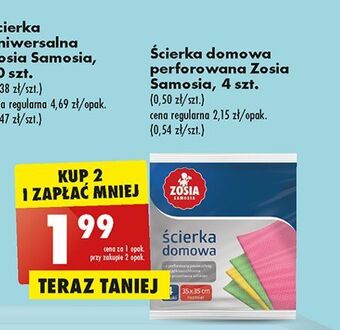 Biedronka Ściereczki domowe perforowane zosia samosia oferta
