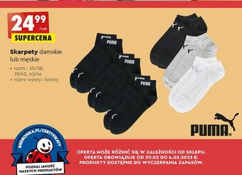 Biedronka Skarpety męskie 43-46 puma oferta