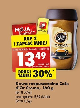 Biedronka Kawa cafe d'or crema oferta