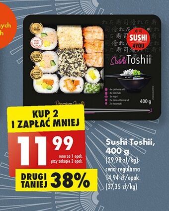 Biedronka Sushi toshii 4you oferta