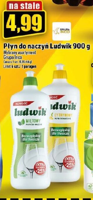 Grupa Inco Płyn do naczyń Ludwik 900g